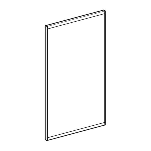 Oglinda cu iluminare si dezaburire Geberit Option Plus Square 40 cm negru - aluminiu eloxat [6]