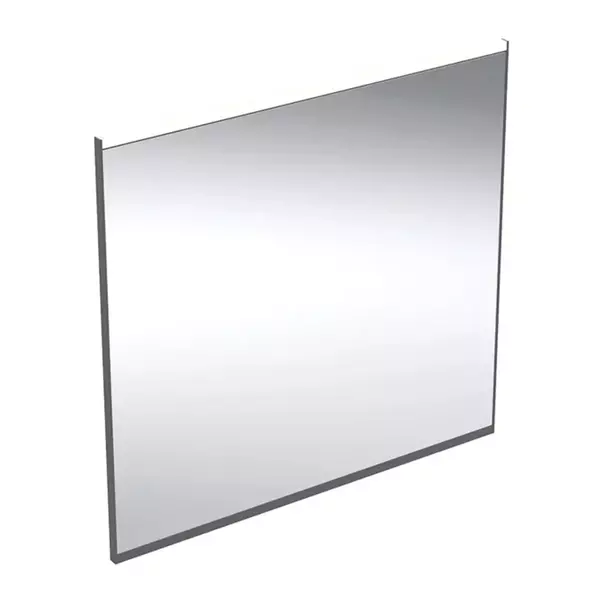 Oglinzi cu iluminare - Oglinda cu iluminare si dezaburire Geberit Option Plus Square 75 cm negru - aluminiu eloxat
