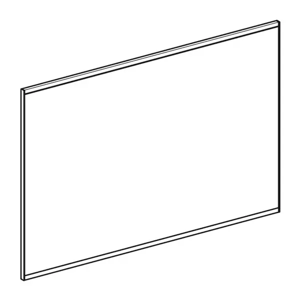 Oglinda cu iluminare si dezaburire Geberit Option Plus Square 105 cm negru - aluminiu eloxat [6]