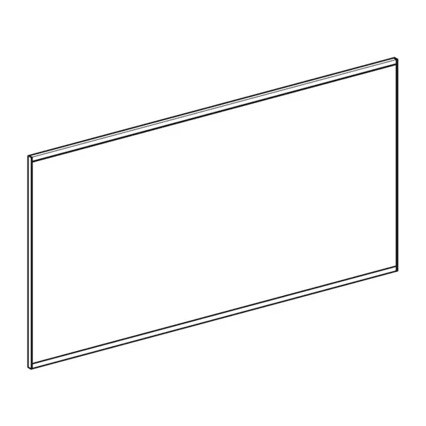Oglinda cu iluminare si dezaburire Geberit Option Plus Square 135 cm negru - aluminiu eloxat [6]