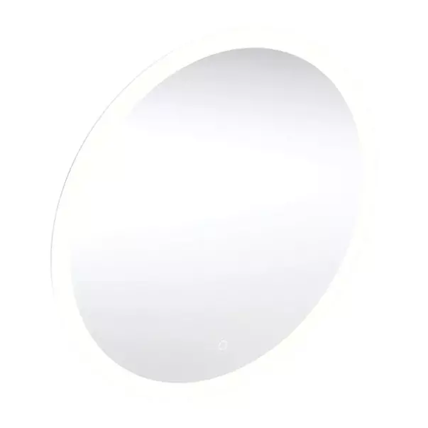 Oglinzi cu iluminare - Oglinda cu iluminare LED Geberit Option Round 50 cm aluminiu