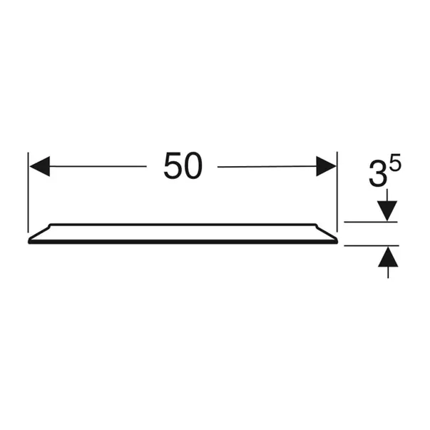 Oglinda cu iluminare LED Geberit Option Round 50 cm aluminiu [5]