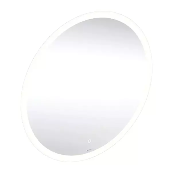 Oglinzi cu iluminare - Oglinda cu iluminare LED Geberit Option Round 60 cm aluminiu