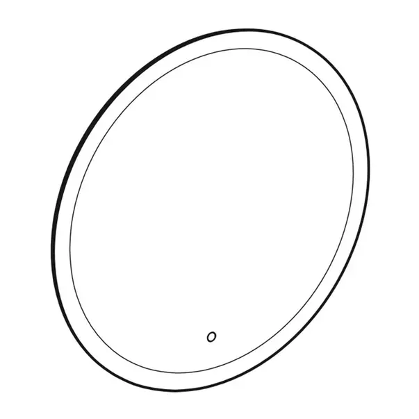 Oglinda cu iluminare LED Geberit Option Round 75 cm aluminiu [8]