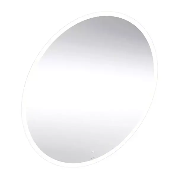 Oglinzi cu iluminare - Oglinda cu iluminare LED Geberit Option Round 90 cm aluminiu