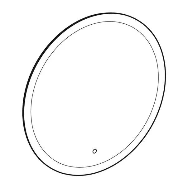 Oglinda cu iluminare LED Geberit Option Round 90 cm aluminiu [7]