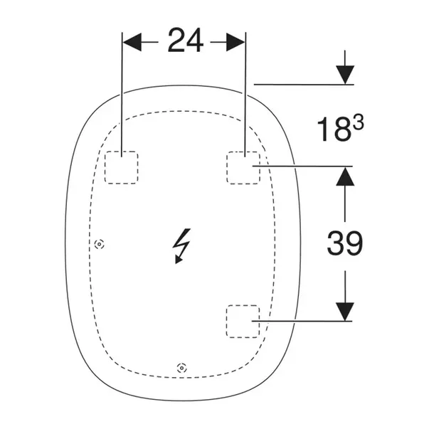 Oglinda cu iluminare LED Geberit Option 60 cm [5]