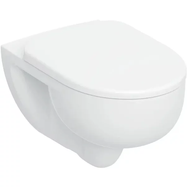 Obiecte Sanitare - Set vas WC suspendat Geberit Selnova TurboFlush cu capac softclose alb lucios
