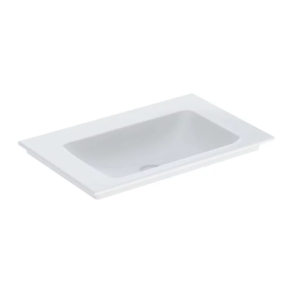 Lavoare - Lavoar pe mobilier Geberit One Slim 75 cm alb lucios KeraTect