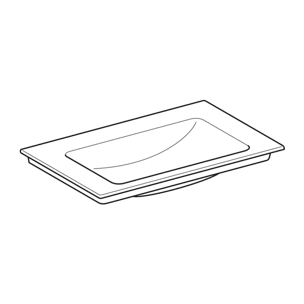 Lavoar pe mobilier Geberit One Slim 75 cm alb lucios KeraTect [5]
