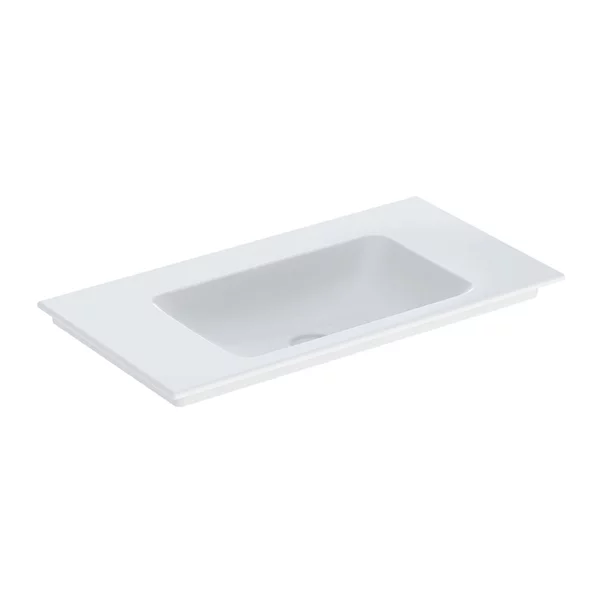 Lavoare - Lavoar pe mobilier Geberit One Slim 90 cm alb lucios KeraTect