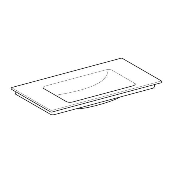 Lavoar pe mobilier Geberit One Slim 90 cm alb lucios KeraTect [5]