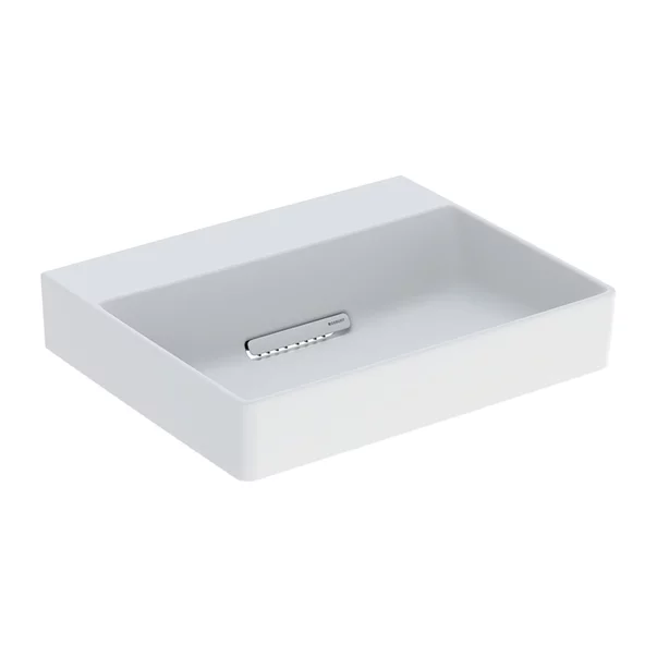 Lavoare - Lavoar pe blat Geberit One 50 cm alb mat cu scurgere speciala