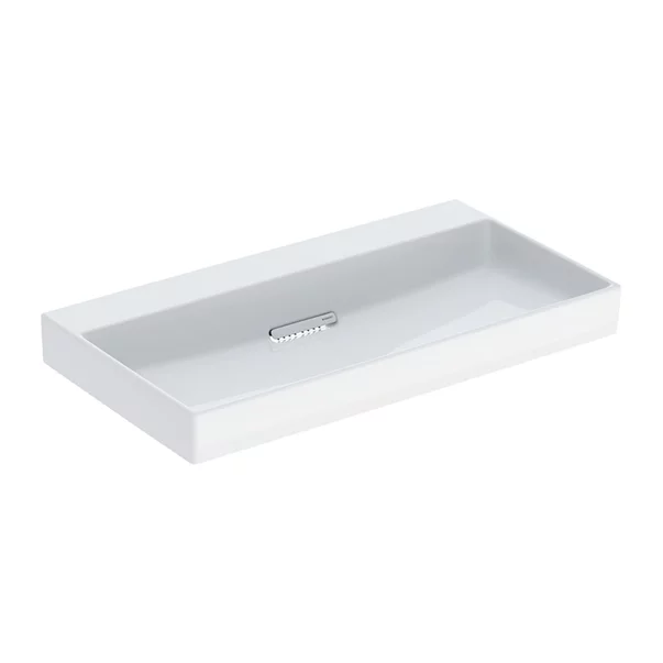 Lavoare - Lavoar pe mobilier Geberit One cu scurgere speciala 90 cm alb