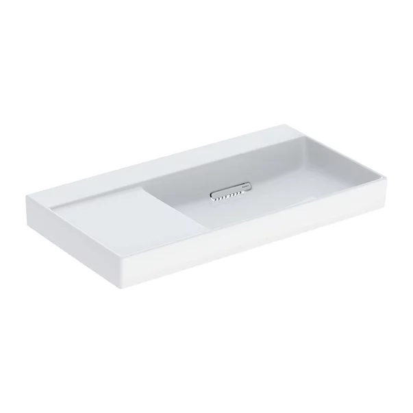 Lavoare - Lavoar pe mobilier Geberit One cu scurgere speciala 90 cm alb blat stanga fara preaplin
