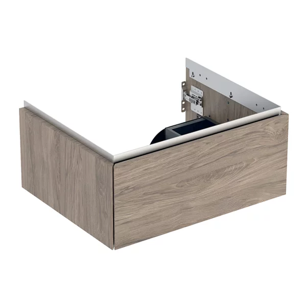 Mobilier Baie - Dulap baza suspendat Geberit One nuc american Hickory 60 cm