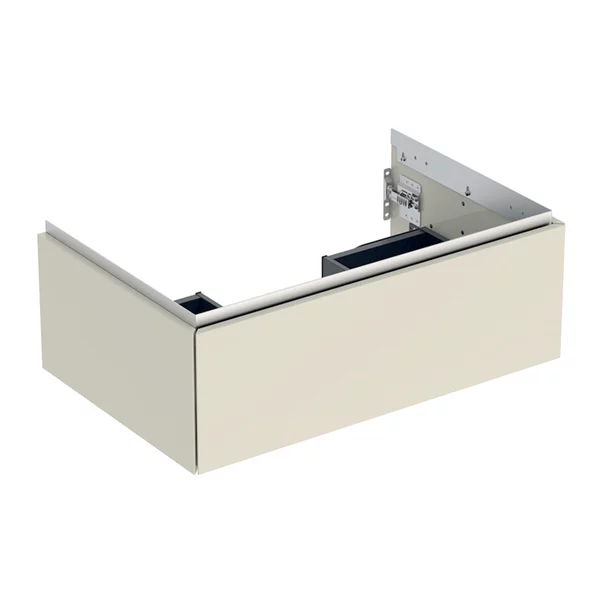 Mobilier Baie - Dulap baza suspendat Geberit One gri nisip lucios 75 cm