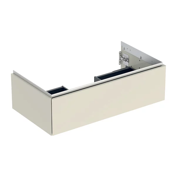 Mobilier Baie - Dulap baza suspendat Geberit One gri nisip lucios 90 cm