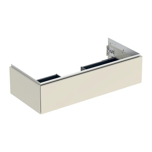 Mobilier Baie - Dulap baza suspendat Geberit One gri nisip lucios 105 cm