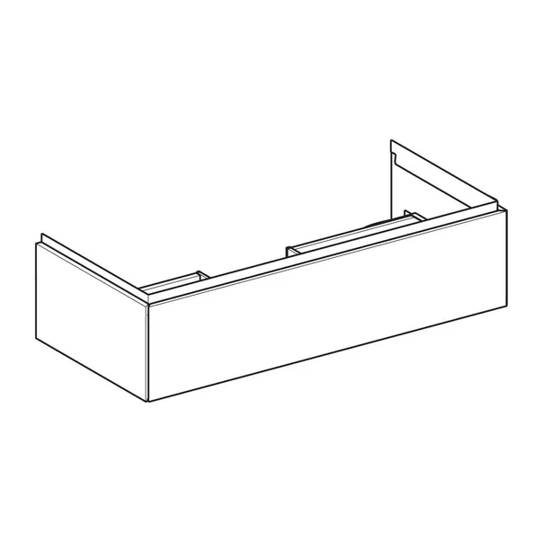Dulap baza suspendat Geberit One greige mat 105 cm [5]