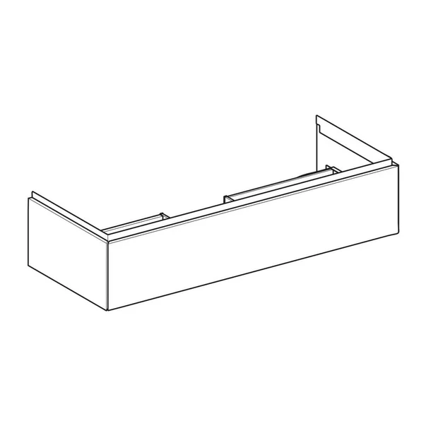 Dulap baza suspendat Geberit One stejar bej 120 cm [5]