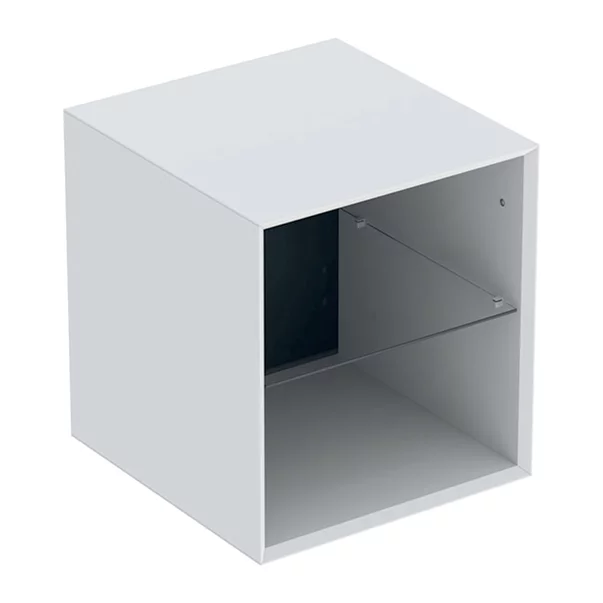 Mobilier Baie - Dulap mediu suspendat Geberit One alb mat 45 cm