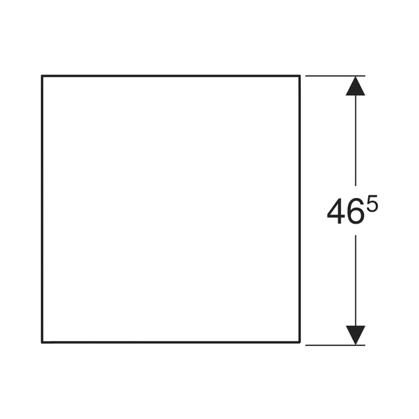 Dulap mediu suspendat Geberit One gri nisip lucios 45 cm [2]