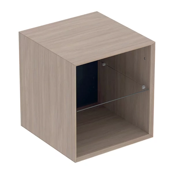 Mobilier Baie - Dulap mediu suspendat Geberit One stejar bej 45 cm