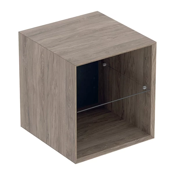 Mobilier Baie - Dulap mediu suspendat Geberit One nuc american Hickory 45 cm