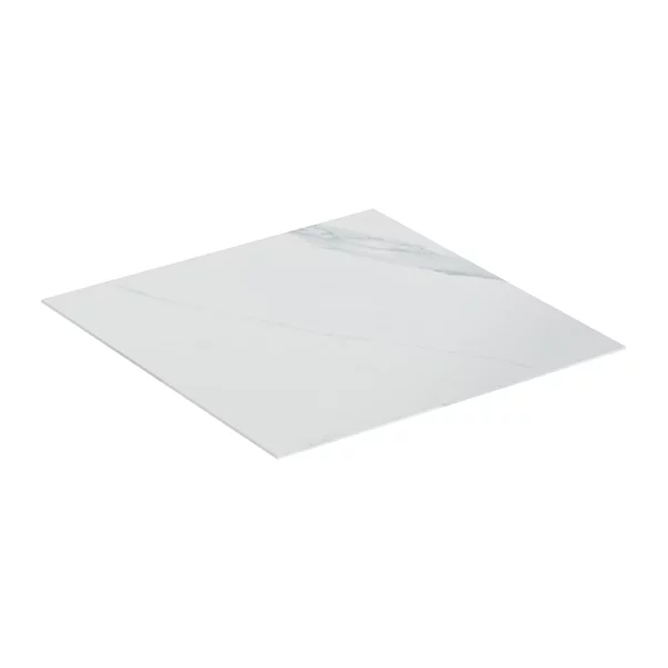 Mobilier Baie - Blat Geberit One pentru mobilier mic si element lateral 45 cm marmura alba