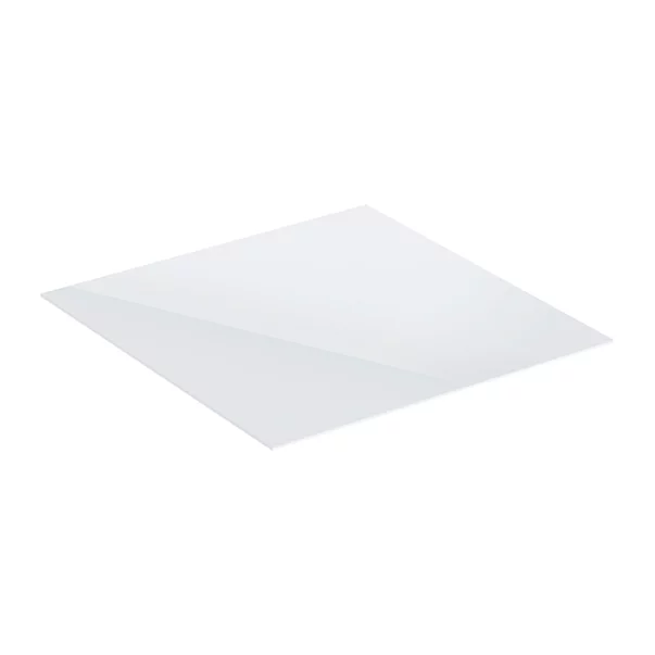 Mobilier Baie - Blat Geberit One pentru mobilier mic si element lateral 45 cm sticla alba