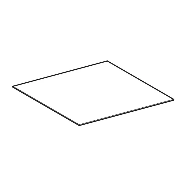 Blat Geberit One pentru mobilier mic si element lateral 45 cm sticla lava [4]
