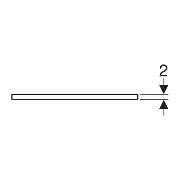 Blat pentru lavoar Geberit One cu decupaj stanga tip marmura neagra 120 cm [4]