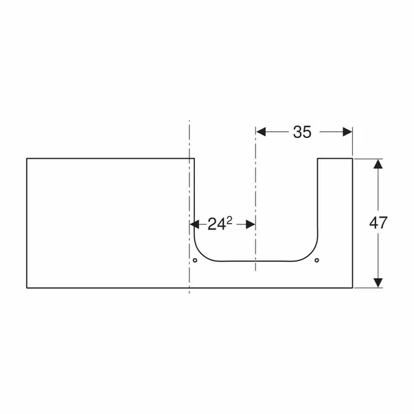 Blat pentru lavoar Geberit One cu decupaj dreapta tip marmura neagra 120 cm [2]
