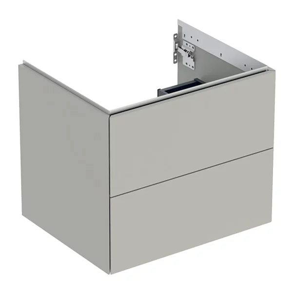 Mobilier Baie - Dulap baza suspendat Geberit One greige mat 60 cm cu 2 sertare