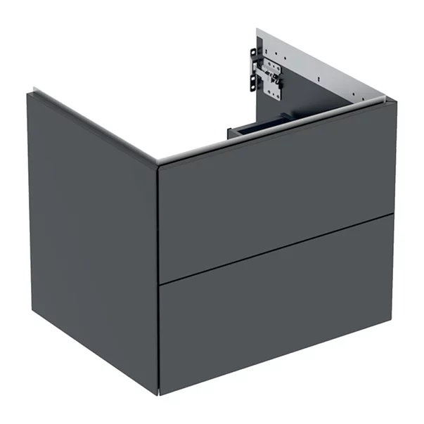 Mobilier Baie - Dulap baza suspendat Geberit One negru mat 60 cm