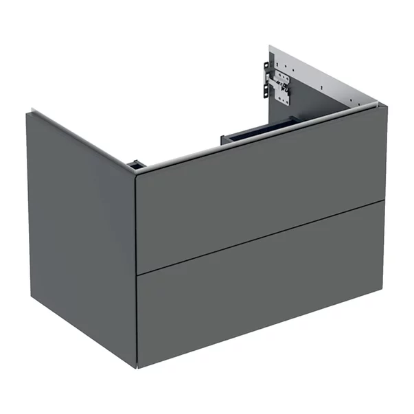 Mobilier Baie - Dulap baza suspendat Geberit One lava mat 75 cm cu 2 sertare