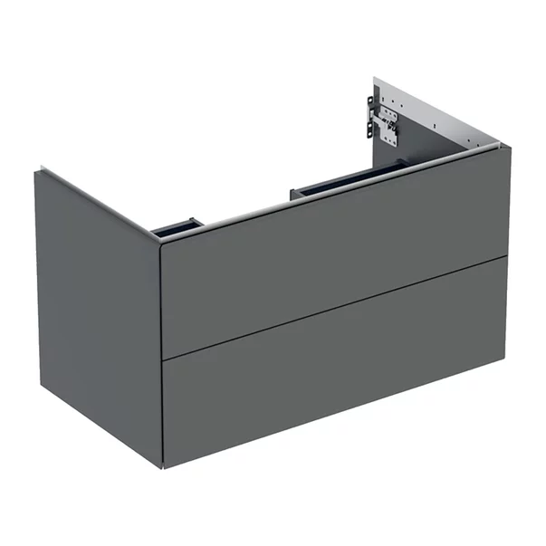 Mobilier Baie - Dulap baza suspendat Geberit One lava mat 90 cm cu 2 sertare