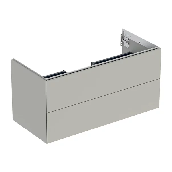 Mobilier Baie - Dulap baza suspendat Geberit One greige mat 105 cm cu 2 sertare
