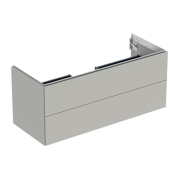 Mobilier Baie - Dulap baza suspendat Geberit One greige mat 120 cm cu 2 sertare