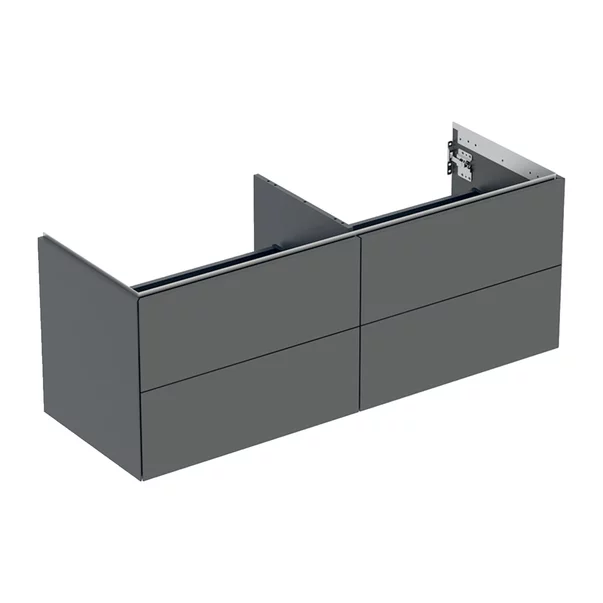 Mobilier Baie - Dulap baza suspendat Geberit One lava mat 135 cm cu 4 sertare