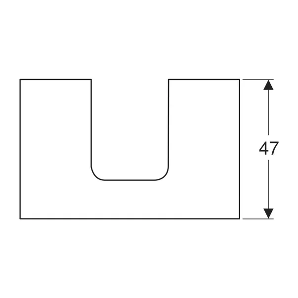Blat pentru lavoar Geberit One cu decupaj in mijloc 75 cm stejar bej [2]