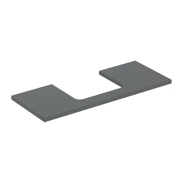 Mobilier Baie - Blat pentru lavoar Geberit One cu decupaj in mijloc lava mat 120 cm