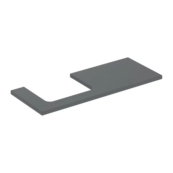 Mobilier Baie - Blat pentru lavoar Geberit One cu decupaj in stanga lava mat 120 cm