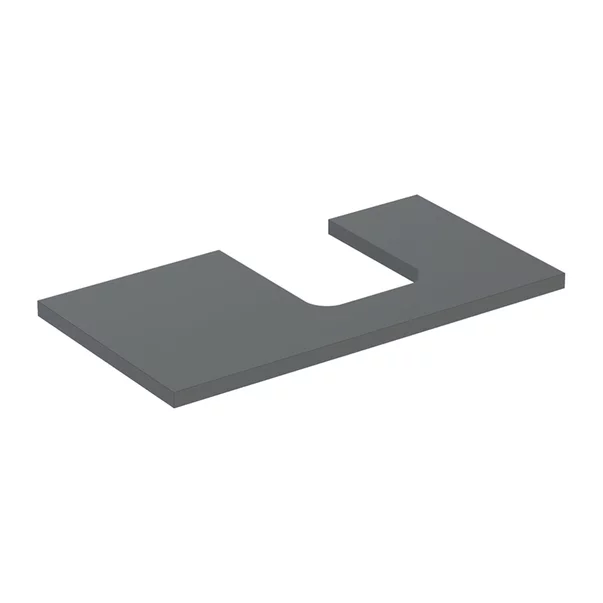 Mobilier Baie - Blat pentru lavoar Geberit One cu decupaj in dreapta 90 cm lava mat