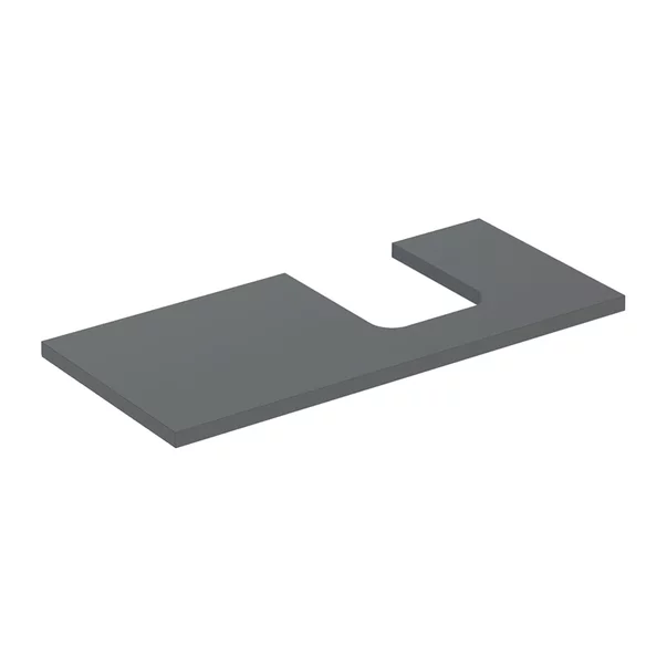 Mobilier Baie - Blat pentru lavoar Geberit One cu decupaj in dreapta 105 cm lava mat