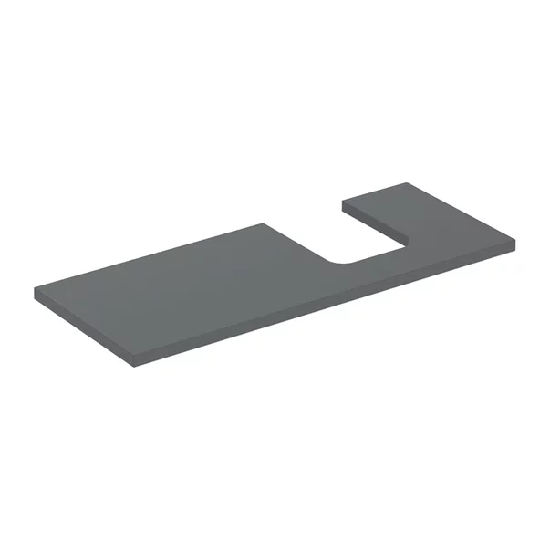 Mobilier Baie - Blat pentru lavoar Geberit One cu decupaj in dreapta 120 cm lava mat