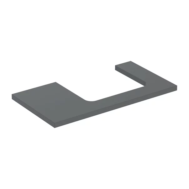 Mobilier Baie - Blat pentru lavoar Geberit One cu decupaj in dreapta lava mat 90 cm