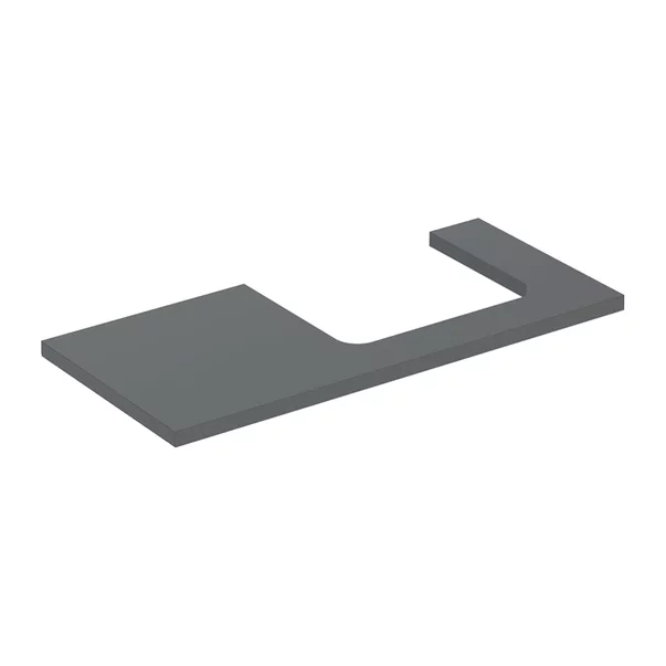 Mobilier Baie - Blat pentru lavoar Geberit One cu decupaj in dreapta lava mat 105 cm