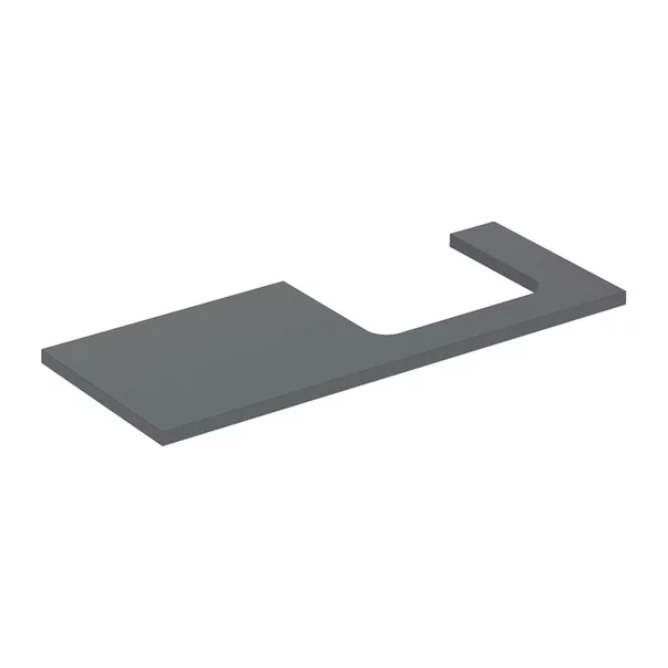 Mobilier Baie - Blat pentru lavoar Geberit One cu decupaj in dreapta lava mat 120 cm